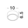 Přisazená - NV 752462 Venkovní stropní svítidlo FOCUS bílý hliník skleněný difuzor LED GX53 7W 3000K 220-240V 77st. IP54 - NOVA LUCE - foto 3