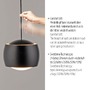 Vícečetná - LD 15262-18 LED závěsné svítidlo černé 5 ramenné nastavitelná výška do jídelny krokově stmívatelné 3000K - JUST LIGHT - foto 3