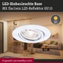Kruhová - P 94949 LED vestavné svítidlo Base GU10 Flat výklopné 3x4W 230V 2700K bílá - PAULMANN - foto 3