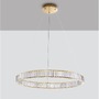 Kruhová - NV 9333076 Závěsné svítidlo AURELIA zlatý kov a křišťál LED 47W 230V 3500K IP20 stmívatelné - NOVA LUCE - foto 3