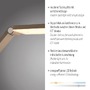 Stolní lampy pracovní - PN 4304-97 LED stolní lampa SAMSKY, bronzová, stmívatelné, dotykové ovládání, nastavitelná výška, paměťová funkce, 2700-5000K - PAUL NEUHAUS - foto 3