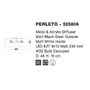Kruhová - NV 526806 Stropní svítidlo PERLETO stropní svítidlo zvenku matná černá ocel zevnitř matná bílá ocel E27 3x12W - NOVA LUCE - foto 3