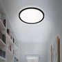 Kruhová - BRILO 7157415 Slim svítidlo LED panel, pr. 42 cm, 22 W, černá (starý kód: BRILO 7157-415) - BRILO - foto 3