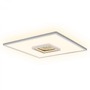 Hranatá - BRI 3848014 Toro LED stropní svítidlo, tunelový efekt, přímé a nepřímé osvětlení, matný chrom, 42x42cm - BRILONER - foto 3