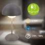 Stolní lampy dekorační - BRILO 7578015 Kugle stolní lampička - 3W, 250lm, bezdrátová, LED, stmívatelné, dotykový vypínač, teplá bílá, antracit - BRILO - foto 3