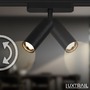 Lištové Briloner 48V - BRILO 8037085 Luxtrail lištový systém, 6x spot, 2x závěsná svítidla, do U/Z, černá - BRILO - foto 3