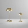 Na stůl - FAN LED-PARTY-L-ORO Nabíjecí venkovní svítidlo PARTY LED dobíjecí 2,5 W TOUCH DIMM 3000 K IP54 baterie 4000 mAh USB nabíjení magnetická 1,2 m - FANEUROPE - foto 3