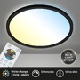 Kruhová - BRILO 7079015 Slim CCT svítidlo LED panel, pr. 29,3 cm, 18 W, černá (starý kód: BRILO 7079-015) - BRILO - foto 3