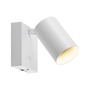 Bodová - IMPR 341347 Deko-Light svítidlo na čtení Can Tilt hranatá základna s USB, 1x 7,5 W GU10, bílá - foto 3
