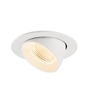 Kruhová - LA 1009719 NUMINOS® GIMBLE L Stropní vestavné svítidlo, 2700 K, 55°, IP20, kulaté, bílé - BIG WHITE (SLV) - foto 3