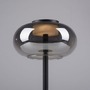 Stolní lampy dekorační - LD 15470-18 Kolekce Schöner Wohnen stolní lampa SIA černá, kouřové sklo, šňůrový vypínač, 3000K - JUST LIGHT - foto 3