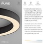 Kruhová - PN 6310-13 LED stropní svítidlo PURE Lines kulaté, grafit 2200-5000K - PAUL NEUHAUS - foto 3