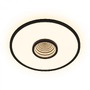 Kruhová - BRI 3847015 Toro LED stropní svítidlo, tunelový efekt, přímé a nepřímé osvětlení, černá, 42cm kruhové - BRILONER - foto 3