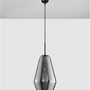 Kónická - NV 9724101 Závěsné svítidlo VEIRO chromové sklo / černý kov / černý kabel E27 1x12W 230V IP20 bez žárovky - NOVA LUCE - foto 3