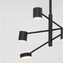 Dekorativní - NV 9080121 Závěsné svítidlo NORDIK černé železo a akryl LED 36W 3000K L103 H65 stmívatelné - NOVA LUCE - foto 3