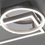 Hranatá - LD 14031-55 IVEN LED stropní svítidlo, barva ocel, teplá bílá, otočné, 2xLED 3000K - LEUCHTEN DIREKT / JUST LIGHT - foto 3