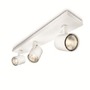 Bodová - PH 53093/31/12 Bodové svítidlo Philips Runner 53093/31/12 bílé 3x max.50W - PHILIPS (915004327601) - foto 3