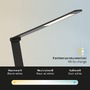 Stolní lampy pracovní - BRILO 7414-015 CCT-LED stolní lampa na psací stůl, 83 cm, 12 W, 680 lm, černá - BRILO - foto 3