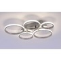 Dekorativní - LD 12112-55 JOHANNA LED stropní svítidlo, 5-ramenné, kruhy, ocel 3000K - LEUCHTEN DIREKT / JUST LIGHT - foto 3