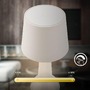 Stolní lampy dekorační - BRILO 7709016 Bota lampička na láhev - 1,8W, 120lm, nabíjecí, LED, stmívatelné, dotykový vypínač, teplá bílá, bílá - BRILO - foto 3