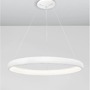 Kruhová - NV 8105603 D Svítidlo závěsné ALBI bílý hliník a akryl LED 80W 230V 3000K IP20 stmívatelné - NOVA LUCE - foto 3