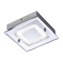 Hranatá - LD 11570-17 LISA LED stropní svítidlo chrom s reflektory s křišťálovým vzhledem 4000K - LEUCHTEN DIREKT / JUST LIGHT - foto 3