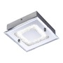 Hranatá - LD 11570-17 LISA LED stropní svítidlo chrom s reflektory s křišťálovým vzhledem 4000K - LEUCHTEN DIREKT / JUST LIGHT - foto 3