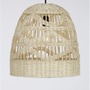 Kónická - NV 9586505 Závěsné svítidlo MARLO přírodní ratan černý kabel E27 1x12W 230V IP20 bez žárovky - NOVA LUCE - foto 3