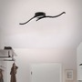 Dekorativní - BRILO 3449-015 LED nástěnné a stropní svítidlo, 55,5 cm, 12 W, černá - BRILO - foto 3