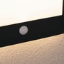 Nástěnná - P 94709 LED venkovní panel Lamina Backlight pohybové čidlo neláká hmyz IP44 hranaté 250x47mm CCT 14W 230V černá umělá hmota - PAULMANN - foto 3