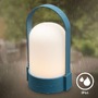 Stolní lampy dekorační - BRILO 7544010 Asa stolní lampička - 1W, 50lm, bezdrátová, LED, stmívatelné, teplá bílá, modrá - BRILO - foto 3
