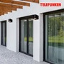 Nástěnná - TF 322905TF TELEFUNKEN venkovní nástěnné svítidlo, ochrana proti stříkající vodě, bez vypínače, černá - BRILONER - foto 3
