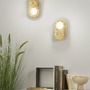 Dekorativní - FAN LED-HOCKEY-AP-ORO Nástěnné LED svítidlo Hockey (zlaté, kov + hliník) 6 W, CCT 2700 / 3200 / 4000 K, 15 x 13 x 26 cm - FANEUROPE - foto 3