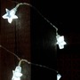 LED osvětlení na BATERIE - DLED BL01 DECOLED LED světelný řetěz na baterie hvězdy, ledově bílá, 1,8 m - foto 3