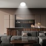 Kruhová - BRILO 3860416 Stropní LED svítidlo přisazené, Ø19 cm, 12W, 1400lm, 4000K neutrální bílá, Slim Case, bílé, Briloner - foto 3