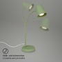 Stolní lampy pracovní - BRILO 7476019 Stolní lampa, 38,5 cm, 1x GU10, max. 9W, limetkově zelená - BRILO - foto 3