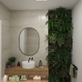 Hranatá - P 71259 LED Panel Atria Shine IP44 hranaté 298x298mm 15,7W CCT design dřevo dub - PAULMANN - foto 3