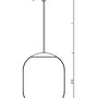 Koule - OS TAN66409 TANIA P1 závěsné skleněné svítidlo černá / bílá IP40 3000 K 27W LED DALI (původní kód OS 66409) - OSMONT - foto 3