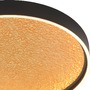 Kruhová - GT 9069-102L Stropní svítidlo Bormes 60W 6000lm 3000K černá / zlatá - GeeTi - foto 3