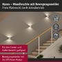 Nepřímé osvětlení - P 71285 LED nabíjecí nástěnné svítidlo Nyora IP44 3000K 135x120mm 2x1W bílá - PAULMANN - foto 3