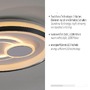 Kruhová - LD 14334-16 MINELLI LED stropní svítidlo bílé elegantní design krokově stmívatelné 3000K - JUST LIGHT - foto 3