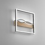 Dekorativní - FAN I-HAWAII-Q40-NER Stropní LED svítidlo Hawaii hranaté, černé/dřevěné, 40 W, 5120 lm, CCT, 40 x 40 x 6,3 cm - FANEUROPE - foto 3