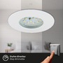 Kruhová - BRI 7295-036 3ks sada LED vestavné svítidlo, pr. 7,5 cm, 6,5 W, bílé - BRILONER - foto 3