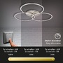 Kruhová - BRI 3090-012 LED rám 71,7 cm 40W 4400lm matný nikl - BRILONER - foto 3