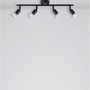 Bodová - NV 960008 Bodové svítidlo LUP saténový černý kov GU10 4x5W 230V IP20 bez žárovky - NOVA LUCE - foto 3