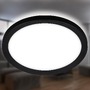Kruhová - BRILO 7150-415 Slim svítidlo LED panel, pr. 19 cm, 12 W, černá - BRILO - foto 3