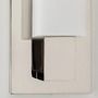 Dekorativní - HVLG 550-PC-CE Nástěnné svítidlo LIVINGSTON mosaz/sklo chrom/opál E27 1x40W - HUDSON VALLEY - foto 3