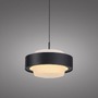 Kruhová - LD 14131-18 Kolekce Schöner Wohnen LED závěsné svítidlo Elmo, černá Comfort Lift, 3000K - JUST LIGHT - foto 3