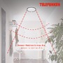 Kruhová - TF 318305TF TELEFUNKEN LED stropní svítidlo s čidlem, pr. 28 cm, 16 W, černá - BRILONER - foto 3