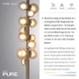 Stojací lampy - PN 557-97 LED stojací svítidlo PURE Popup stmívatelné 2700-5000K bronz / amber / satin - PAUL NEUHAUS - foto 3